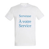 T-shirt adulte mixte H/F blanc