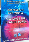 Plaque forex PVC - Imprimerie Propost Services à Rouen