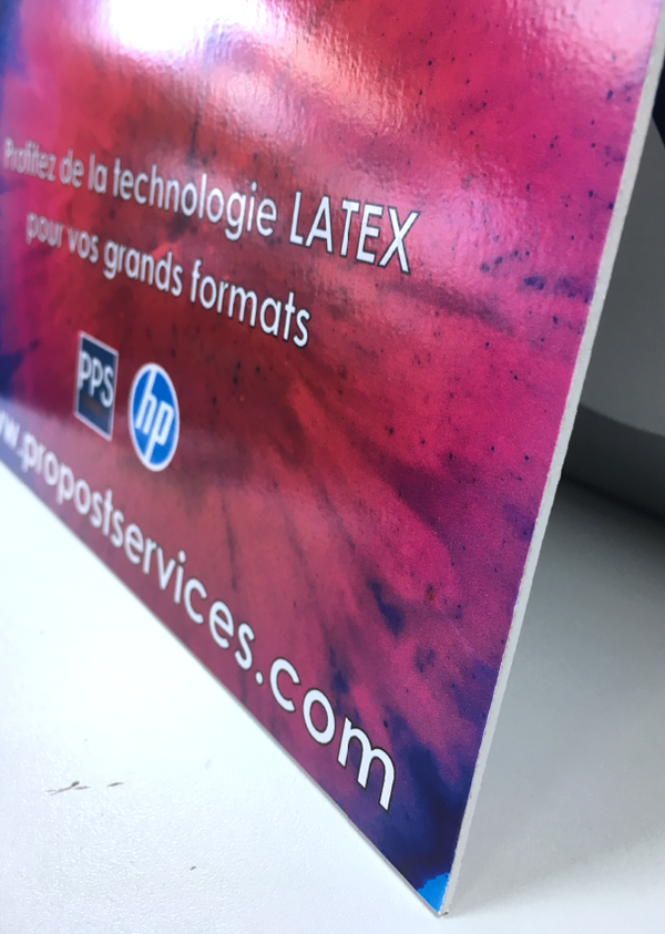 Plaque forex PVC - Imprimerie Propost Services à Rouen