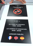 Plaque forex PVC - Imprimerie Propost Services à Rouen