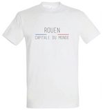 T-shirt mixte "Rouen Capitale du monde" - Imprimerie Propost Services à Rouen